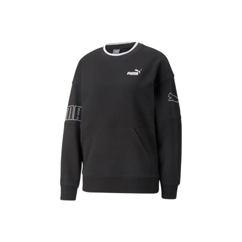 PUMA Sweatshirts Women's Black-0