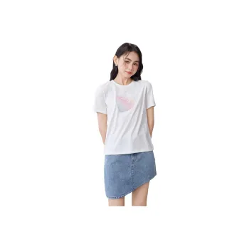 A21 T-Shirts Women's Ecru