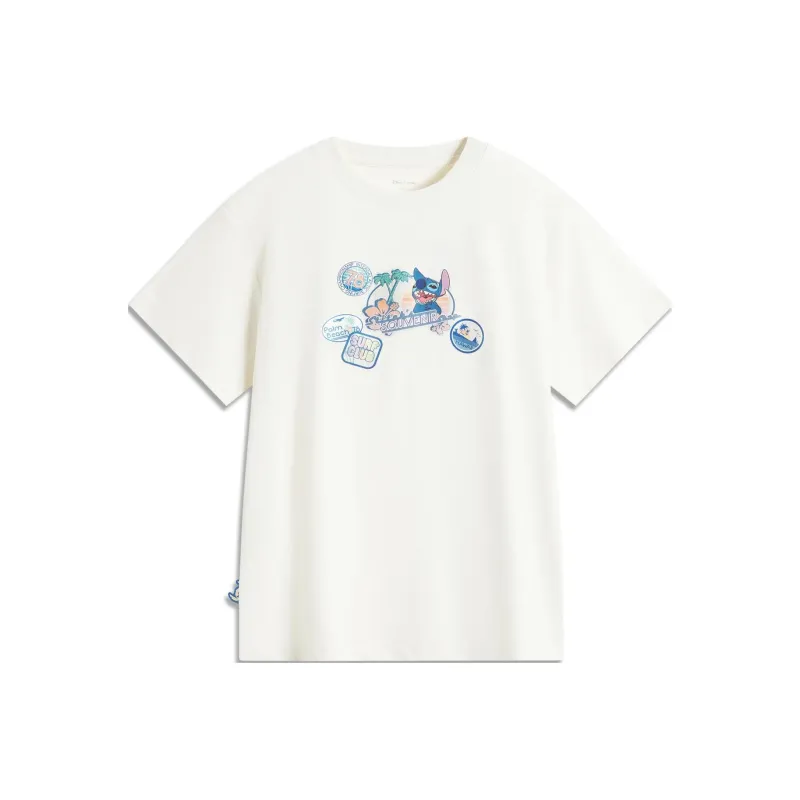 LiNing x Disney T Shirt Women's Ecru-0