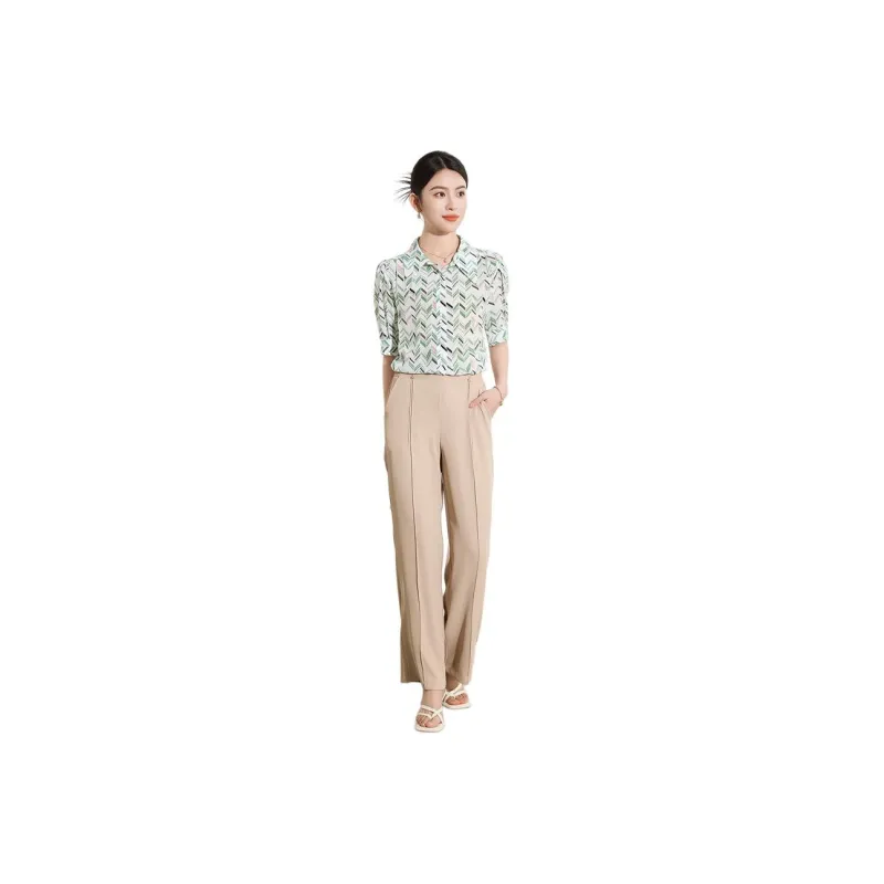 Yi Mengyuan Silk Shirt Women's Image Color-0
