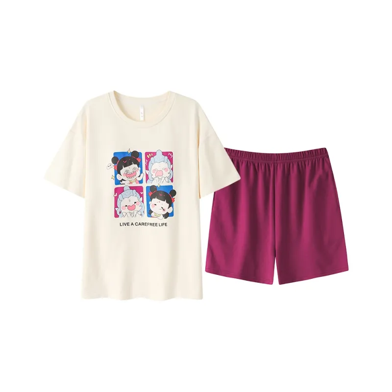Cotton Gene Pajama Set Unisex Combo Set-55