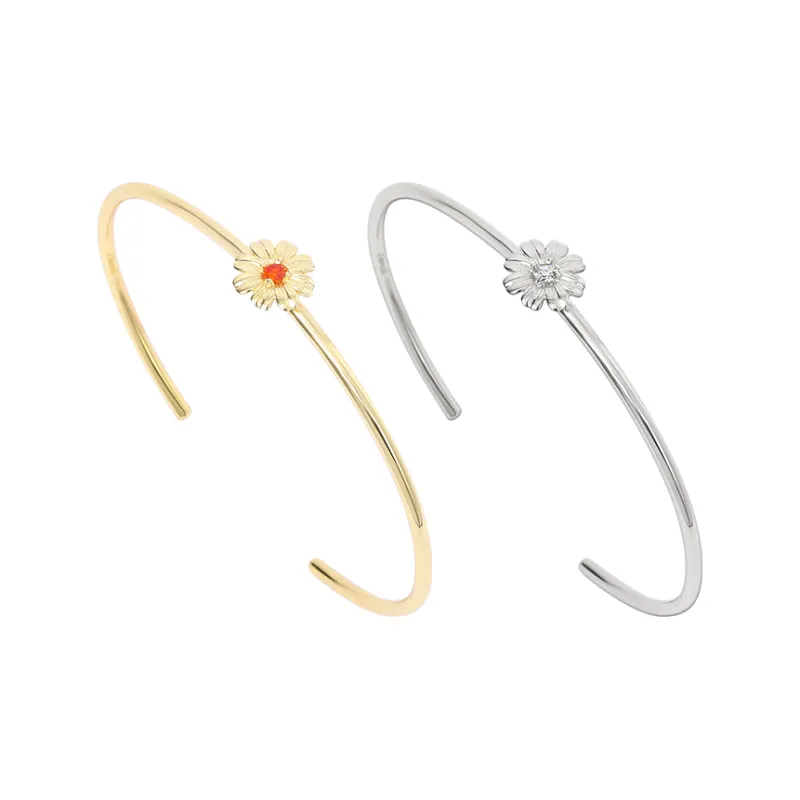 Narcii 925 Sterling Silver Bangles Women's-5