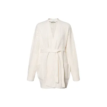 MaxMara Balzac Belted Long Sleeved Cardigan