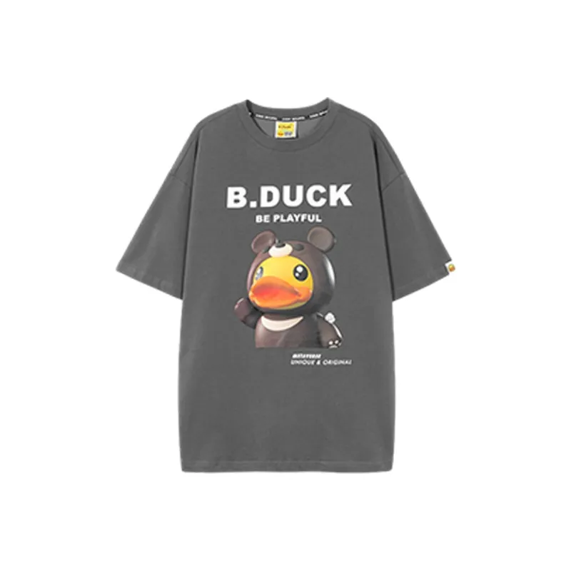 B.Duck T Shirts Unisex Dark Gray-0