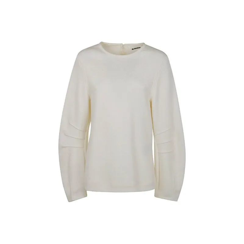 JIL SANDER Wide Sleeved Crewneck Jumper-0