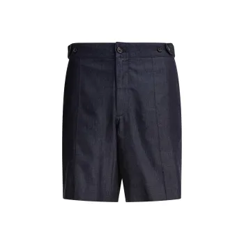 Alexander McQueen High waisted Denim Shorts