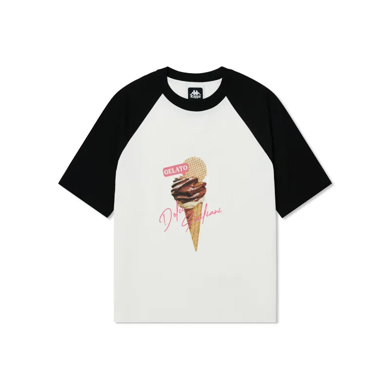 Kappa T Shirt Women's Korean White-0