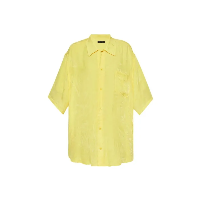Balenciaga Collared Short Sleeve Shirt-0