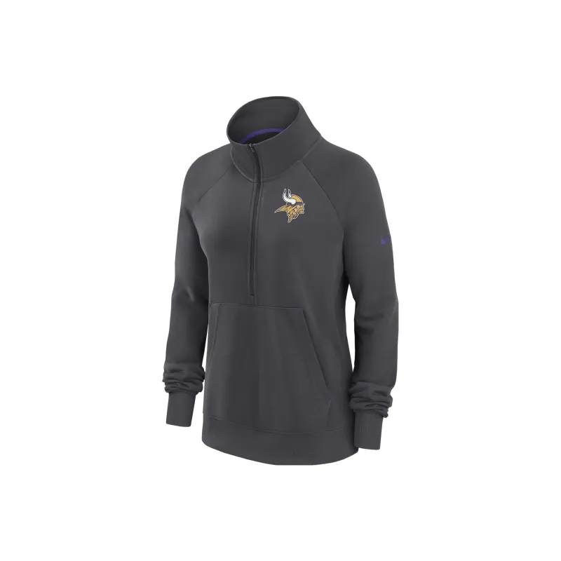 Nike Dri-FIT Premium NFL Minnesota Vikings Women's 1/2-Zip Pullover-0