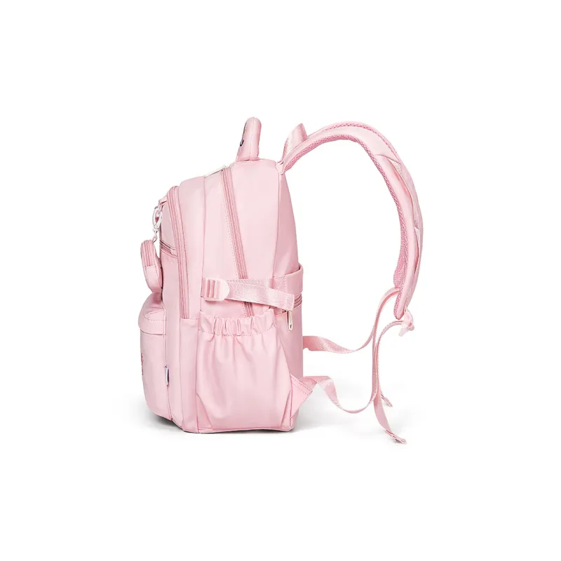 CNOLES Fabric Backpack Women's Cream White/Pink Blossom-11