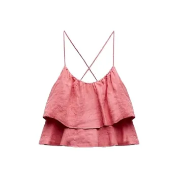 ZARA Camisoles Women's Dark Pink