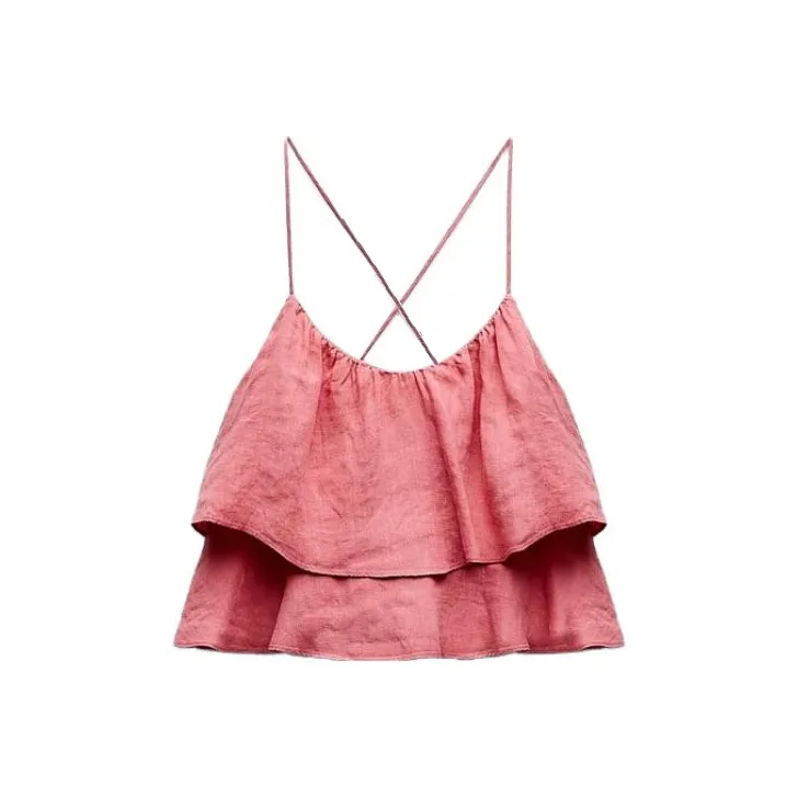 ZARA Camisoles Women's Dark Pink-0