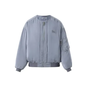 TURNTHETABLES Jacket Women's Gray Blue