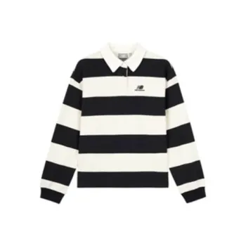 New Balance New Balance American Vintage Campus Series Polo Shirts Women's Black White