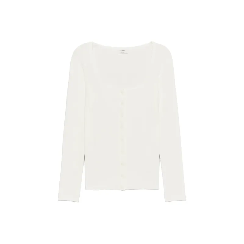 ARITZIA Wilfred Lafleur Cardigan Knitwear Women's Light Birch/Light Birch-0