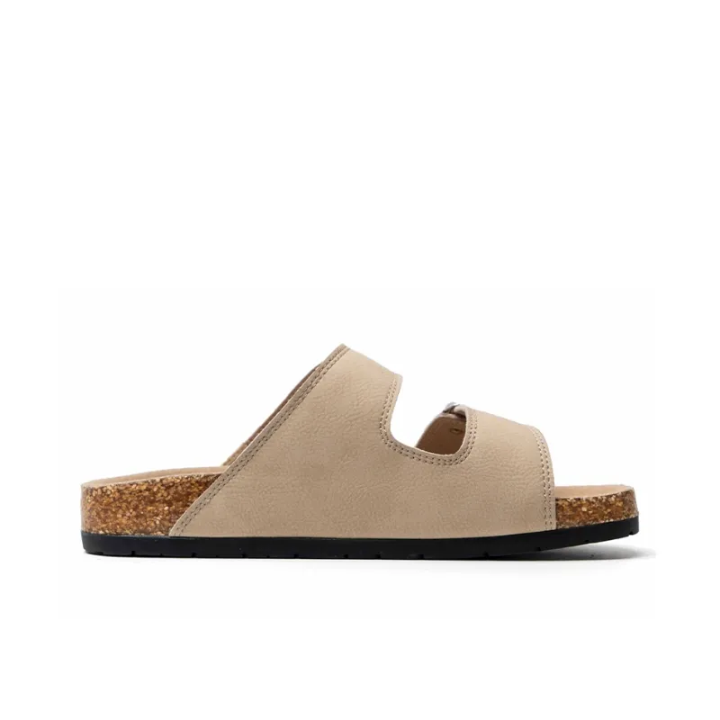 Mule Donkey Composite Sole Slip Resistant Slide Slippers Women's Light Khaki-1