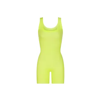 SKIMS COTTON RIB ONESIE Bodysuits Women's DAFFODIL/Daffodil