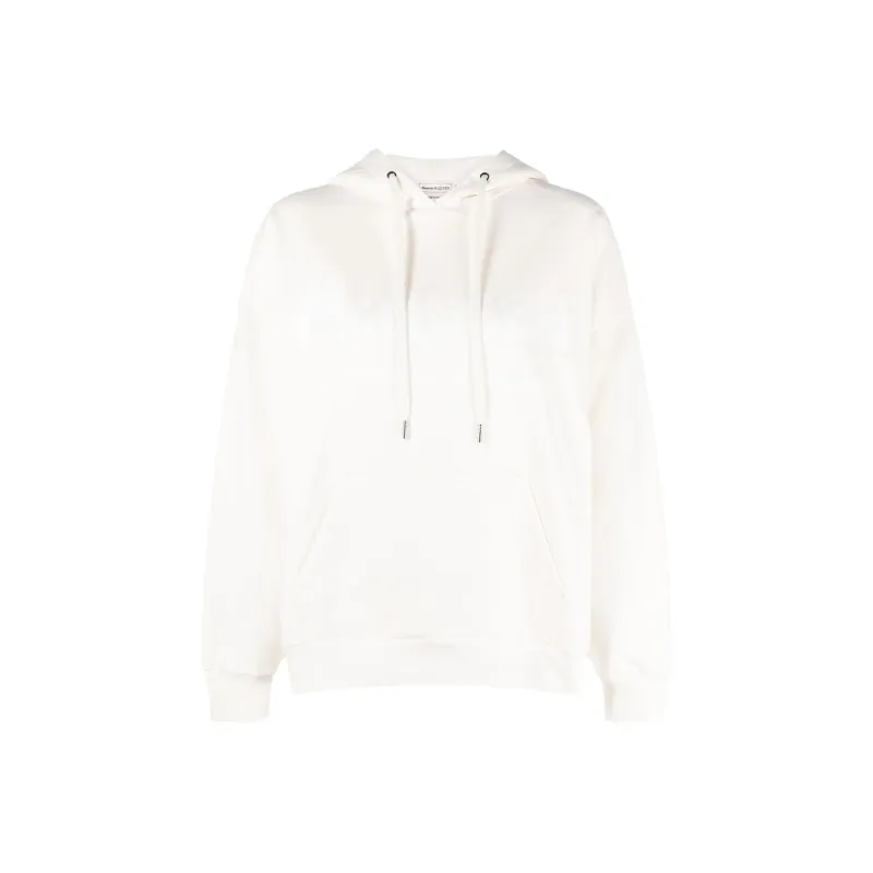 Alexander McQueen Logo Printed Drawstring Hoodie-0