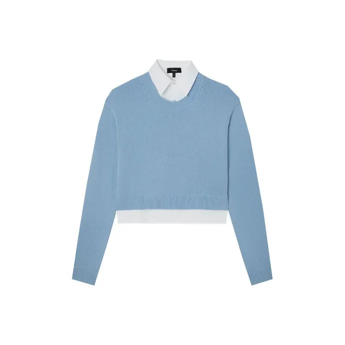THEORY Cashmere Sweaters Women's Blue-0