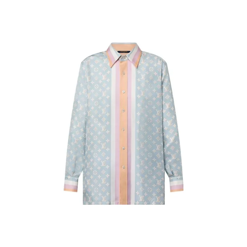 LOUIS VUITTON FW23 Shirt Women's Blue-0