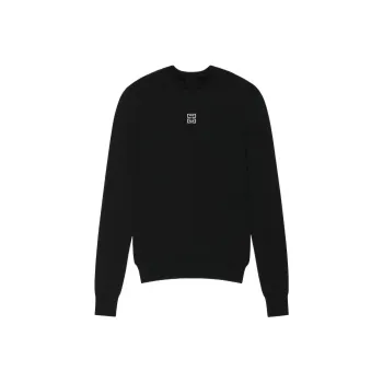 Givenchy Logo Embroidered Crewneck Knitted Jumper