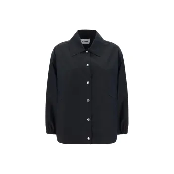 JIL SANDER Logo Printed Textured Jacket