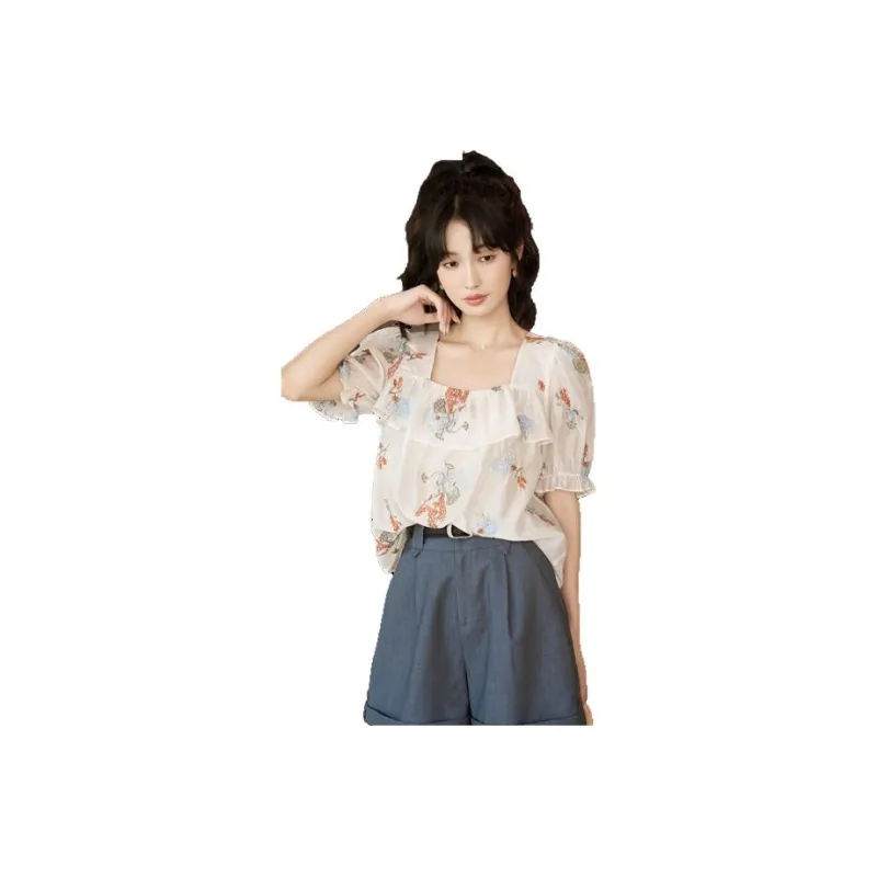 MISHOW Shirts Women's White-0