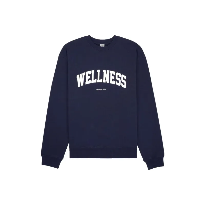 SPORTY & RICH Health Ivy Logo print Sweatshirt-0