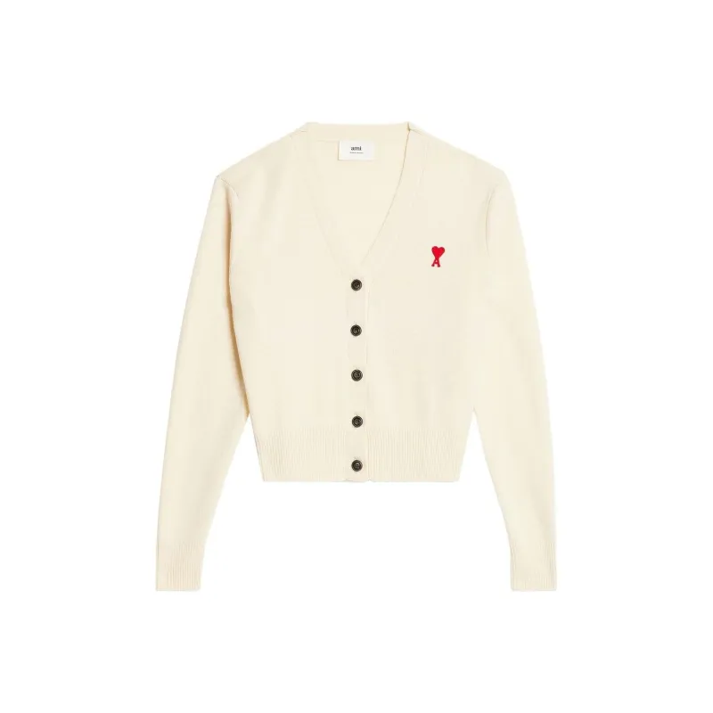 AMIPARIS Ami De Coeur Buttoned Knit Cardigan-0