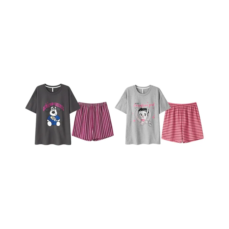 Cotton Gene Pajama Set Unisex Combo Set-85