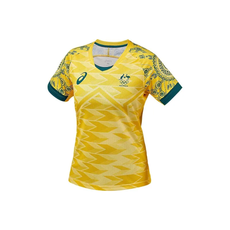 Asics Australian Olympic Team Series T-Shirt Women's Gold-0