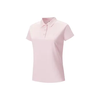 XTEP Polo Shirt Women's Peony Pink