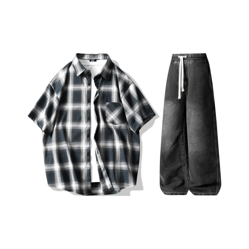 A.X.S.K Shirt Matching Set Unisex-10