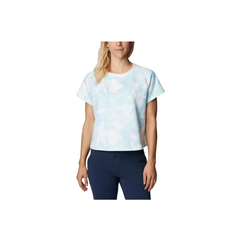 Columbia T-Shirts Women's Teal-0