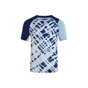 DECATHLON PERFLY Badminton Clothing Men's Caribbean Blue