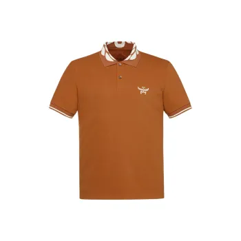 MCM Polo Shirts Men Brown