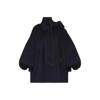 Zimmermann Illustration Denim Blouse