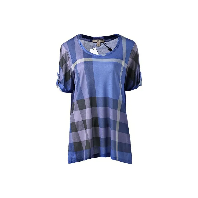 Burberry T Shirts Women's Blue-0