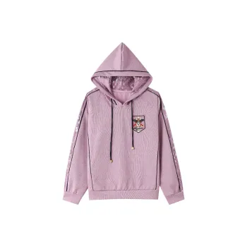 H YXIANG Sweatshirts Women's Dark Violet
