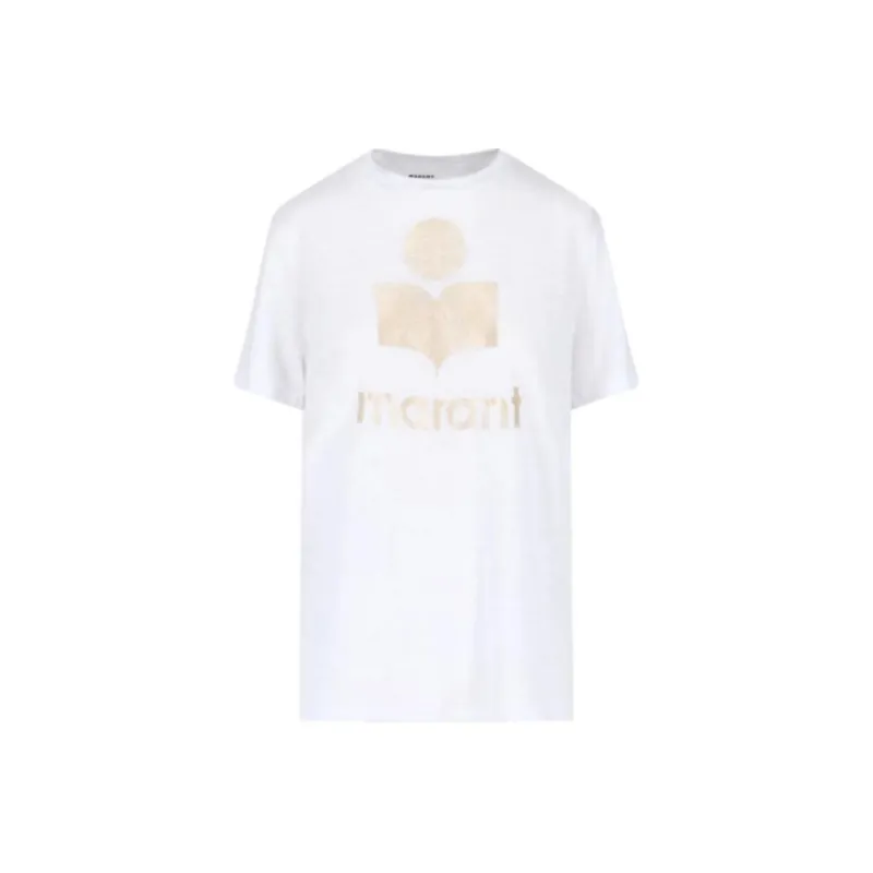 ISABEL MARANT ETOILE Zewel Logo Printed Crewneck T Shirt-0
