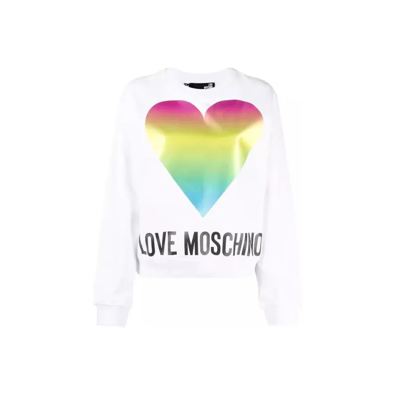 LOVE MOSCHINO Sweatshirts Women's White-0