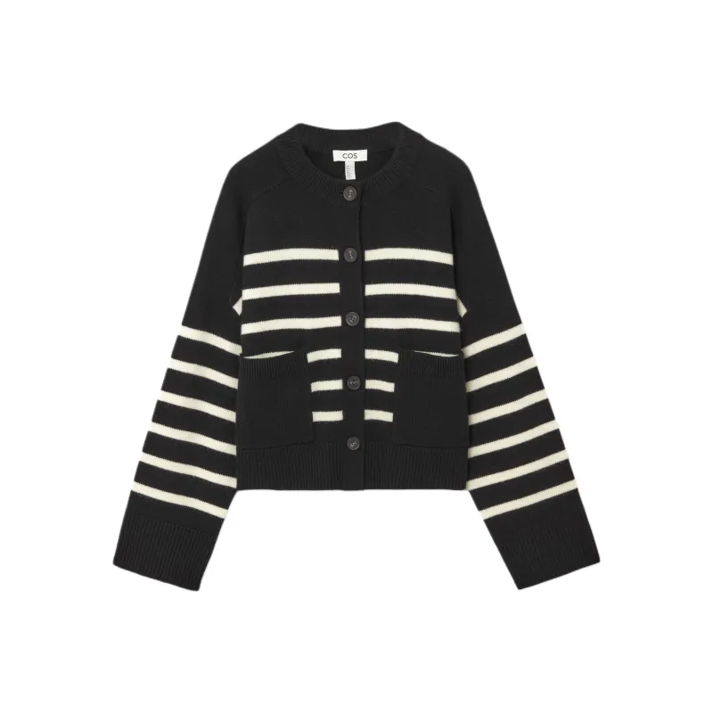 COS Knitwear Women's Black/Stripes-0