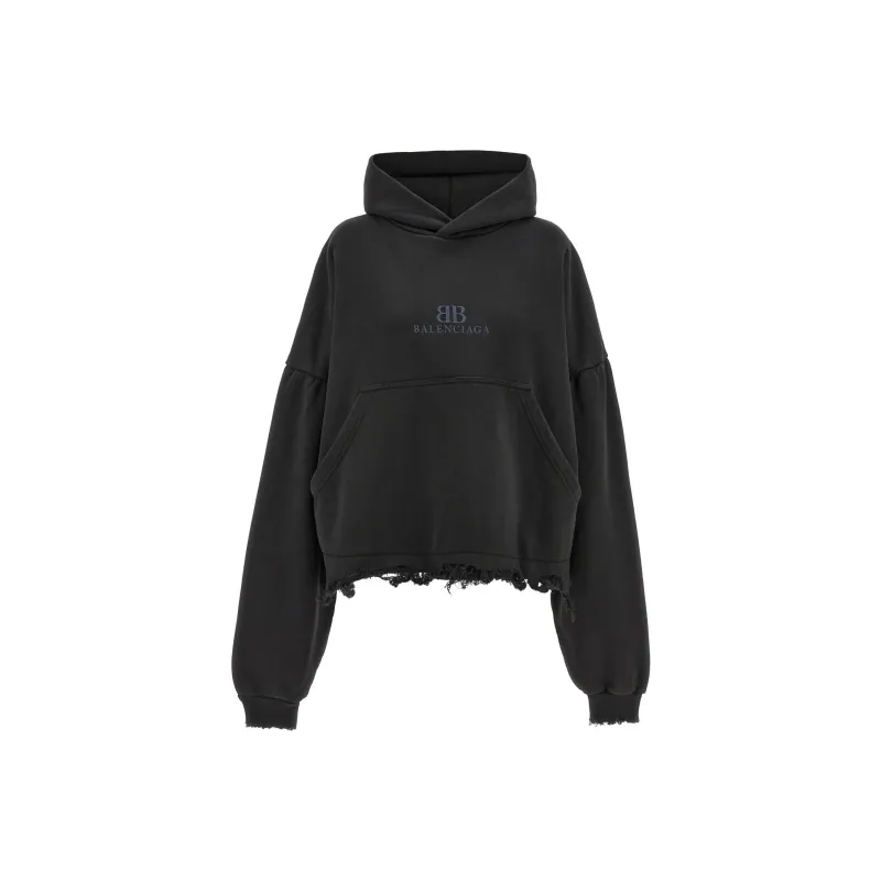 Balenciaga Logo Printed Hoodie-0