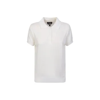 A.P.C Open knit Polo Top