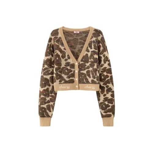 CHUU 24FW Knitted Fabric Cardigan Women's