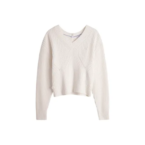CK/Calvin Klein Knitwear Women's Milk White