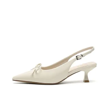 JOSINY Slim Heel High Heels Women's Ecru