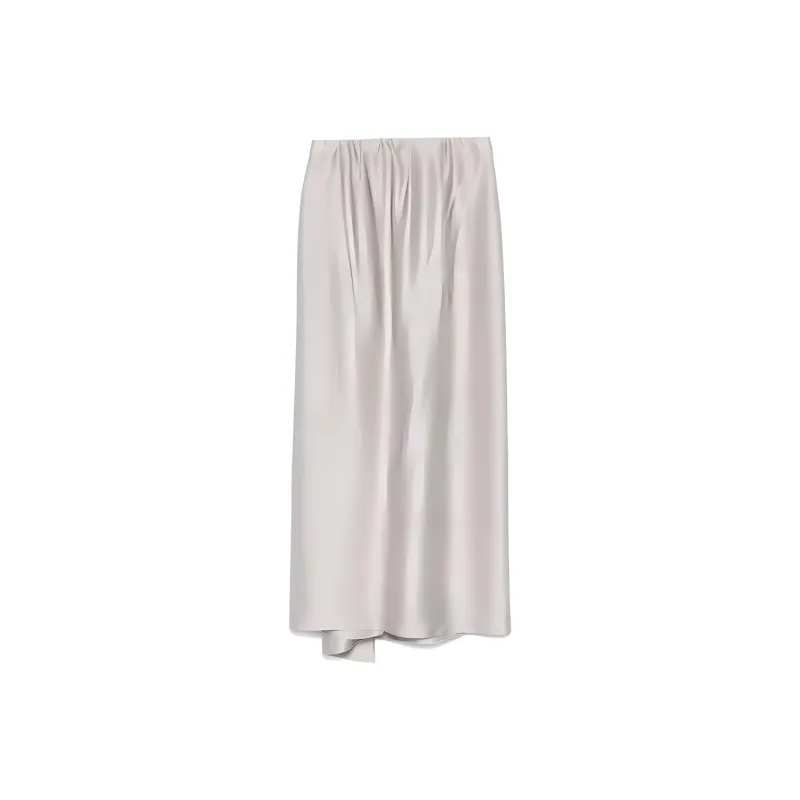 GIORGIO ARMANI Long Skirt In Double Silk Satin-1