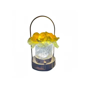 XZAN Preserved Flower Night Light
