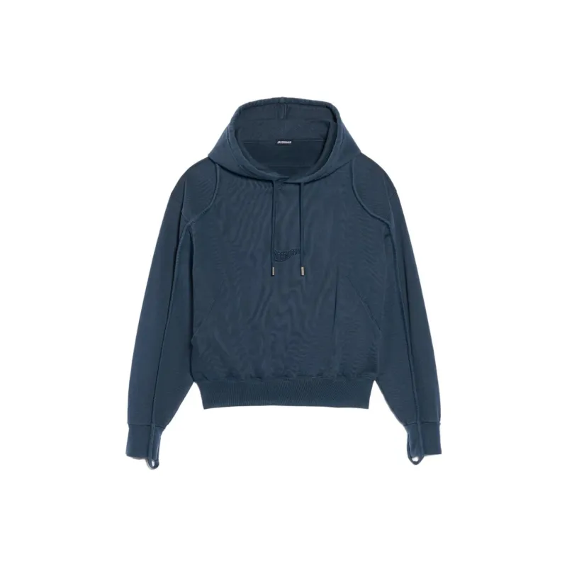 Jacquemus Le Sweatshirt Camargue Hoodie Dark Brown-6